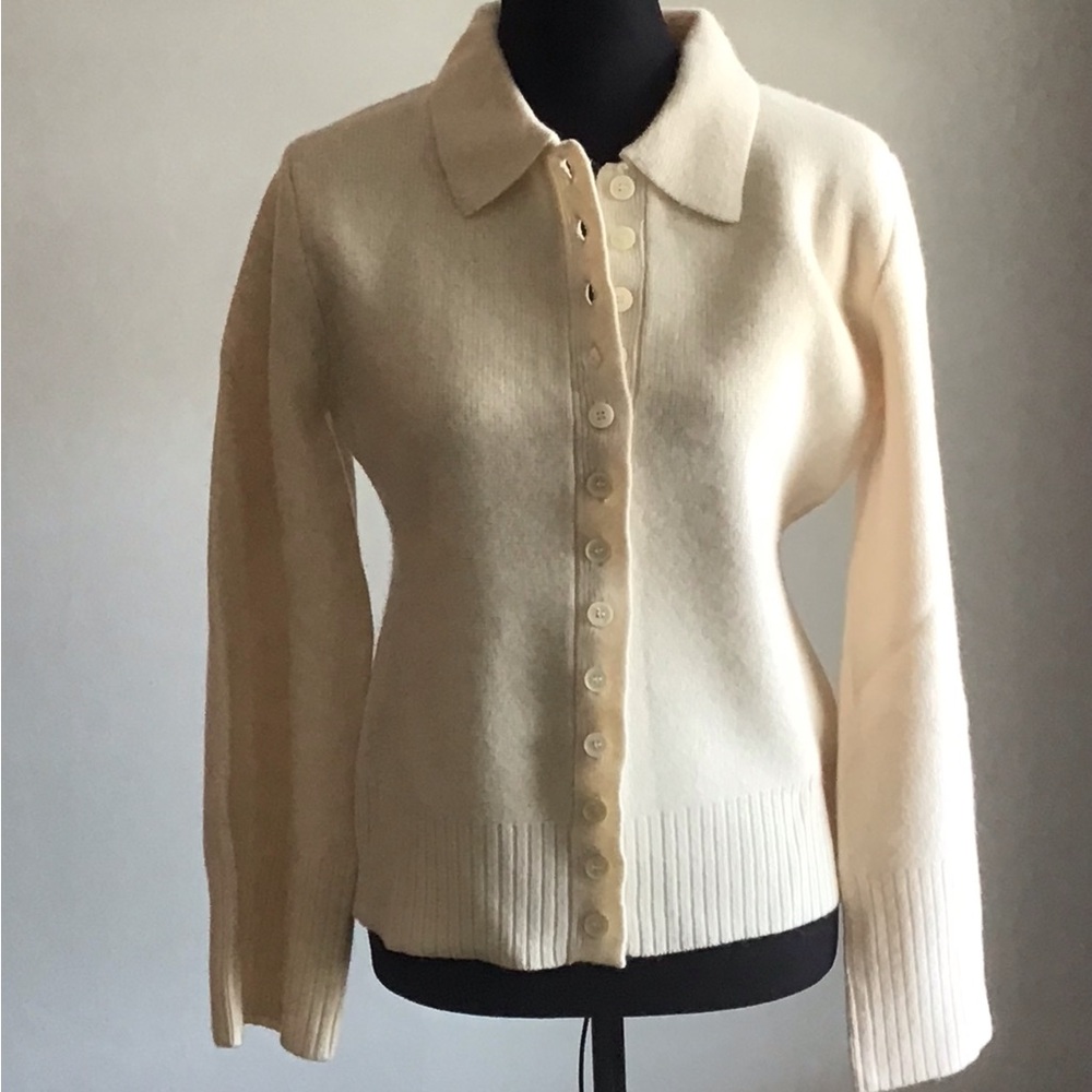 J. Crew Milano-stitch cinched-waist cardigan